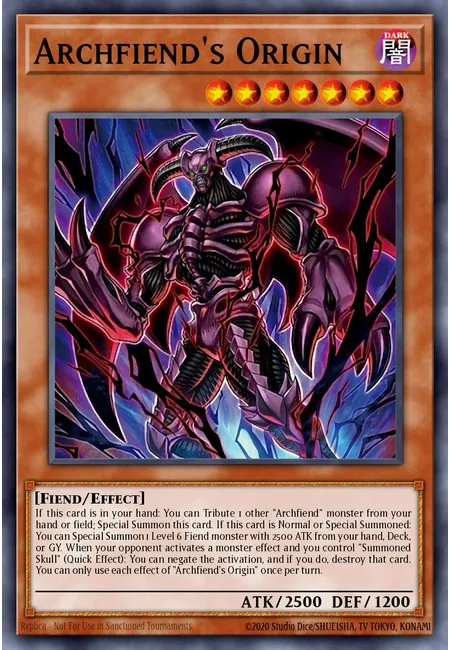Archfiend's Origin