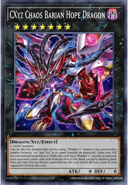 CXyz Chaos Barian Hope Dragon