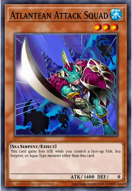 Atlantean Attack Squad · Realm of the Sea Emperor Structure Deck