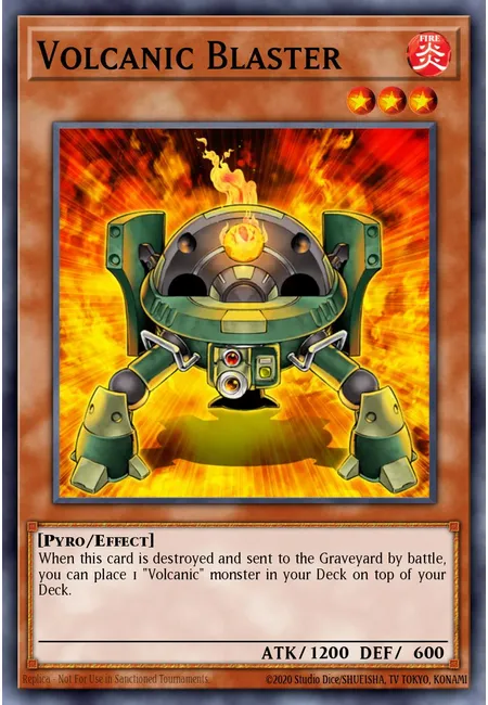 Volcanic Blaster · Speed Duel GX: Duel Academy Box