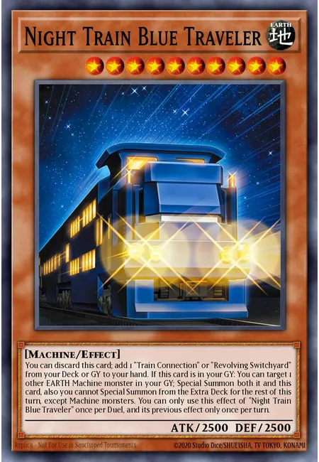 Night Train Blue Traveler