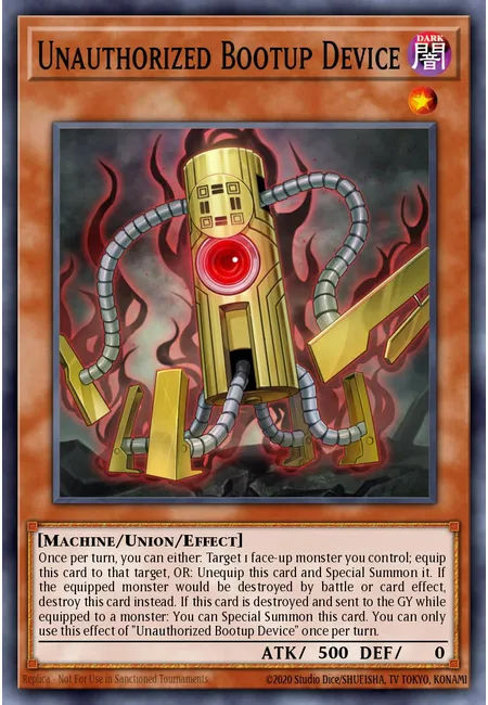 Unauthorized Bootup Device · Rise of the Duelist