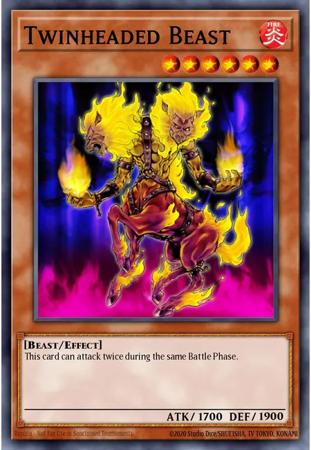 Twinheaded Beast · Yu-Gi-Oh! Destiny Board Traveler promotional cards