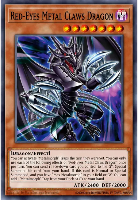 Red-Eyes Metal Claws Dragon