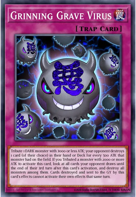 Vírus Túmulo Sorridente · Structure Deck: Lair of Darkness