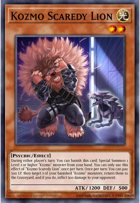 Kozmo Scaredy Lion