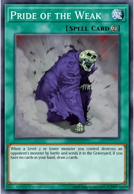 Pride of the Weak