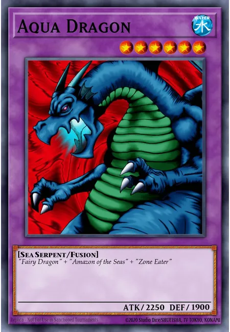 Aqua Dragon · McDonald's Promotional Cards 2