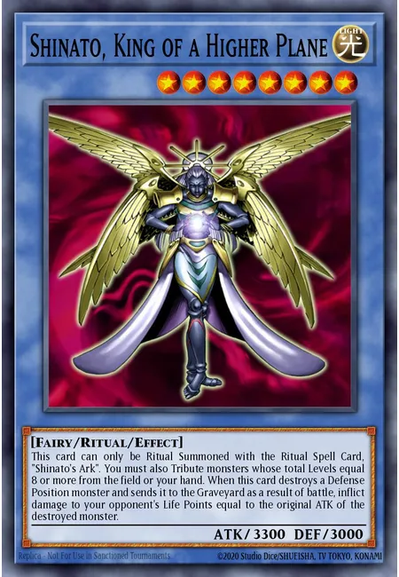 Shinato, Rei de um Plano Superior