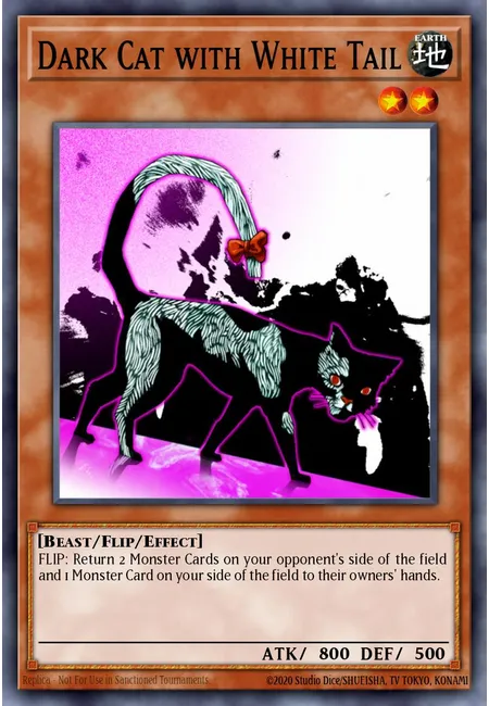 Dark Cat with White Tail · Magician's Force