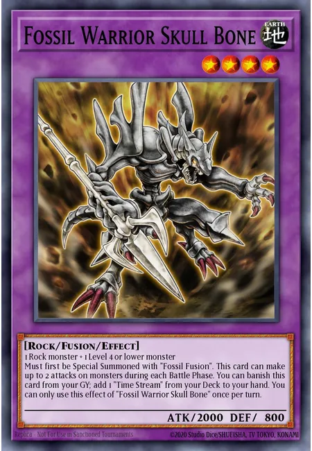 Fossil Warrior Skull Bone · Battles of Legend: Armageddon