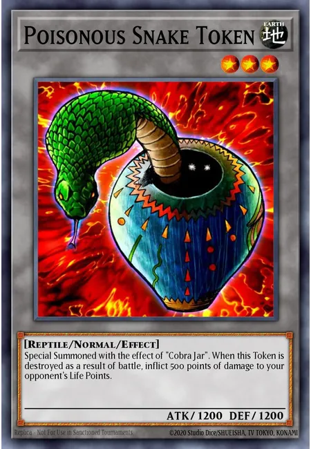 Poisonous Snake Token · Reptile