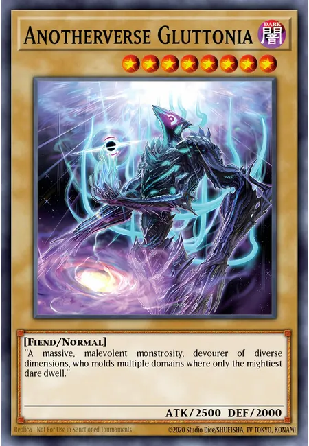 Anotherverse Gluttonia · Yu-Gi-Oh! Championship Series 2023 prize card