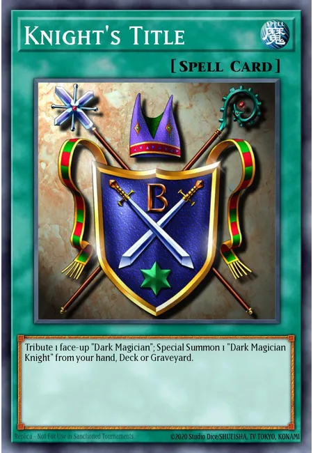 Knight's Title · Yu-Gi-Oh! Double Pack promotional cards