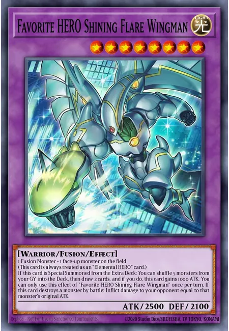 Favorite HERO Shining Flare Wingman