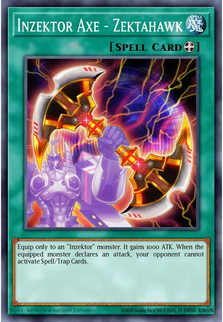 Inzektor Axe - Zektahawk · Order of Chaos Sneak Peek Participation Card