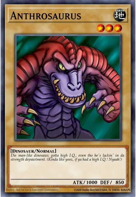 Anthrosaurus · Speed Duel Starter Decks: Ultimate Predators