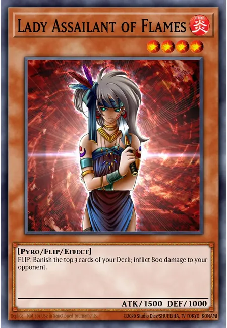 Lady Assailant of Flames