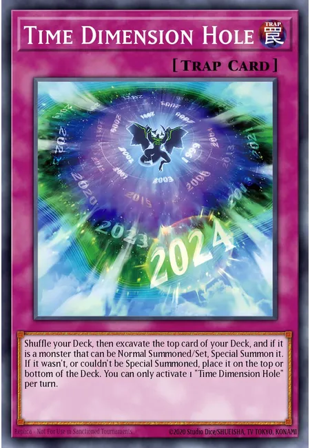 Time Dimension Hole
