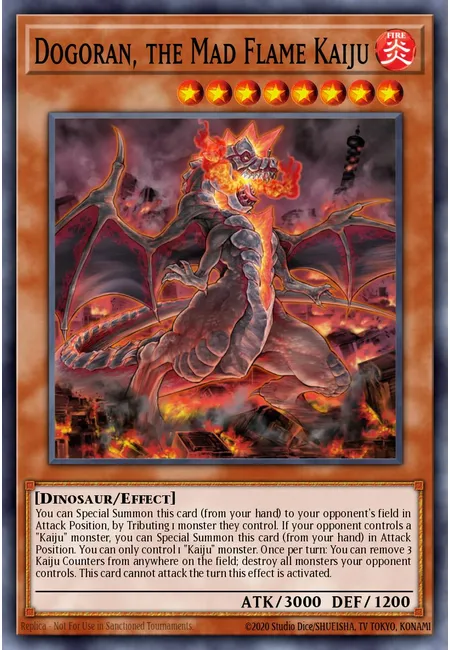 Dogoran, the Mad Flame Kaiju