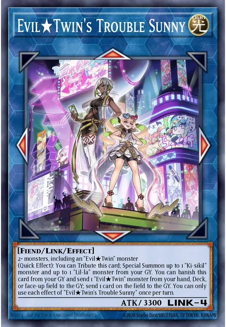 Sunny Problemática Evil★Gêmea · Burst of Destiny