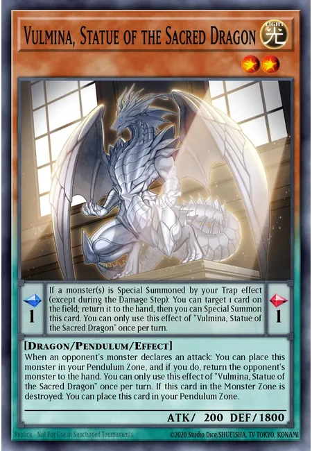 Vulmina, Statue of the Sacred Dragon