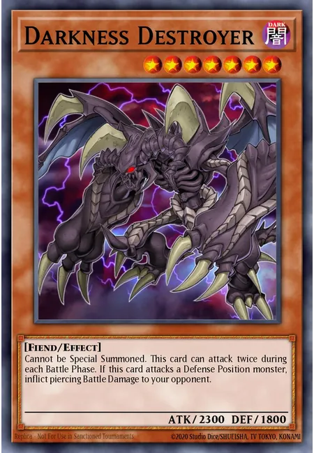 Darkness Destroyer · Yu-Gi-Oh! GX Tag Force 3 promotional cards