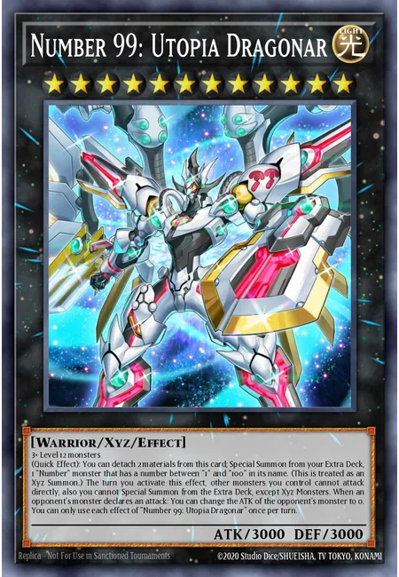 Number 99: Utopia Dragonar · Rarity Collection 5