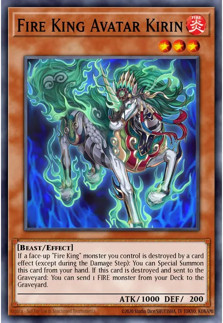 Fire King Avatar Kirin