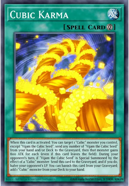 Cubic Karma · Yu-Gi-Oh! The Dark Side of Dimensions Movie Pack: Gold Edition