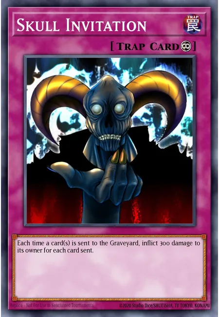 Skull Invitation