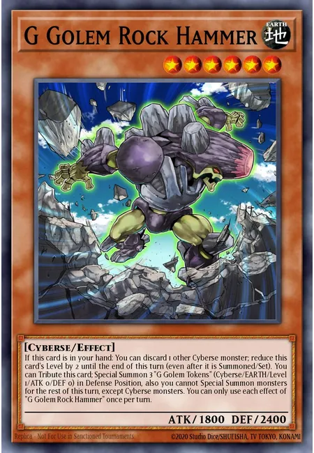 G Golem Rock Hammer · Battles of Legend: Crystal Revenge