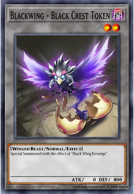 Blackwing - Black Crest Token