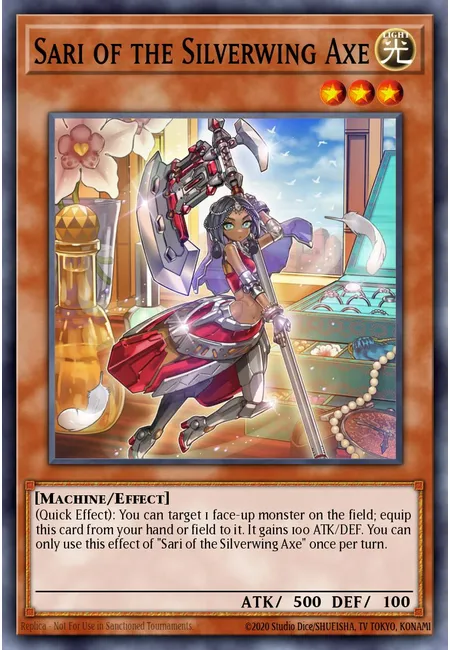 Sari of the Silverwing Axe